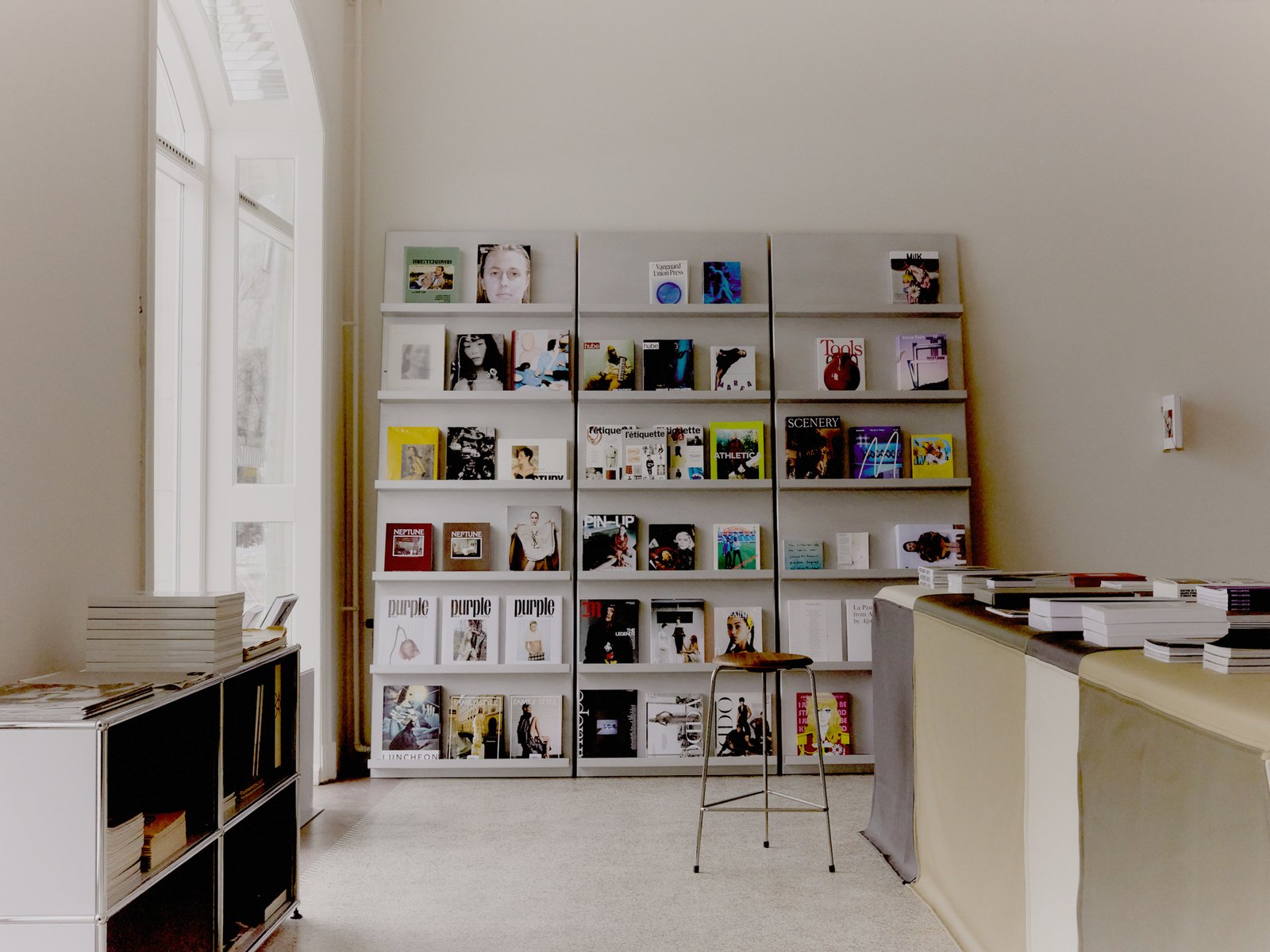 The magazine wall. Photo Staffan Sundström